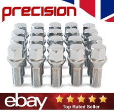 20 x Chrome Wheel Nuts Bolts