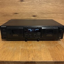 SONY TC-WE435 Twin Cassette Tape Deck with pitch control.