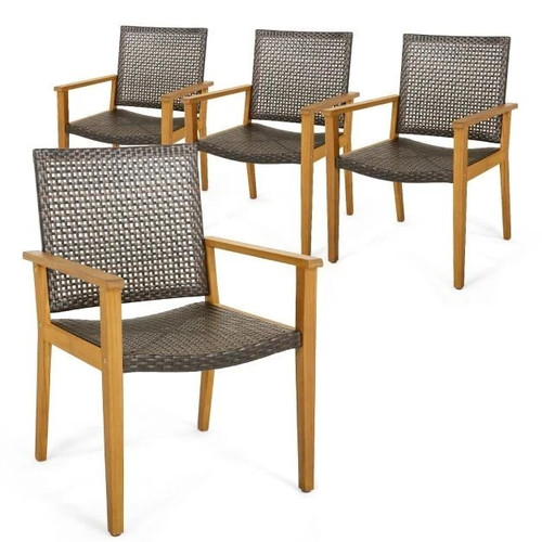 Costway outdoor acacia wood - outdoor,
