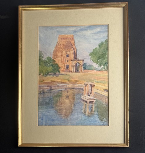 Vintage original watercolour - vintage,