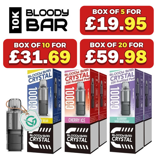 Bloody bar crystal pods - bar,