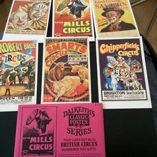Dalkeith Picture  Postcard Set  Classic Poster Series , British Circus , Smarts