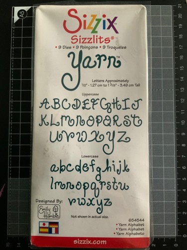 Sizzix alphabet set dies - alphabet,
