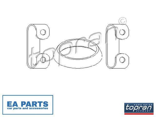 Mounting kit exhaust pipe - kit,,