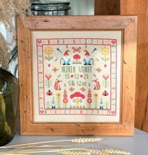 Gnome Garden Birth Sampler