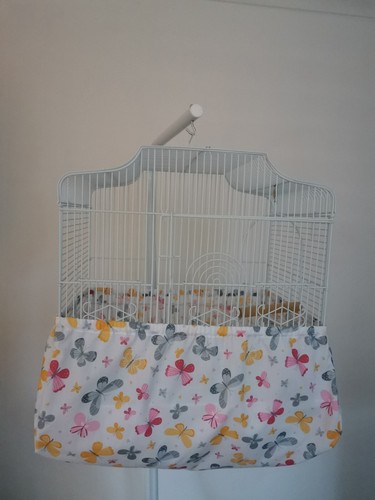 Fabric seed catcher cage - fabric,