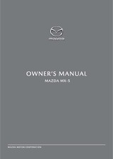 MAZDA MX-5 CAR OWNERS MANUAL