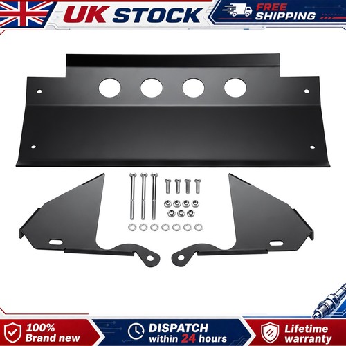 Matt black steering - sump, guard