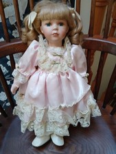 Vintage Porcelain Doll Girl