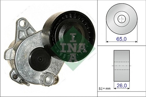 Belt tensioner ribbed - belt, v-ribbed