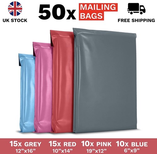 Mixed mailing plastic bags - mailing,