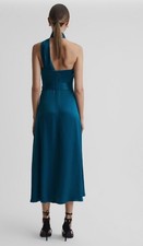 REISS Vida Satin Halter Neck