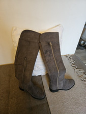 PRIMARK LADIES GREY FAUX SUEDE
