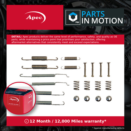 Brake shoe fitting kit fits - fitting,