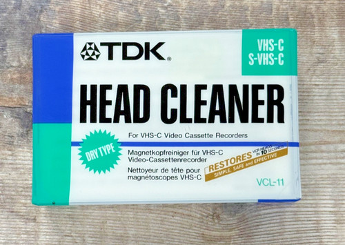 Tdk head cleaner - cleaner, vcl-11