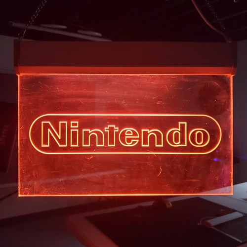 Nintendo logo red led light - nintendo,