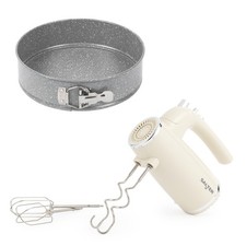 Salter Retro Hand Mixer & Cake