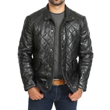 Men black genuine leather - men's,