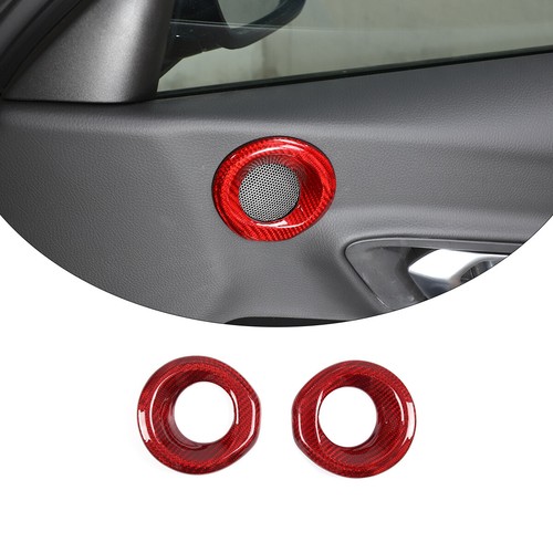 Red carbon fiber - carbon, car