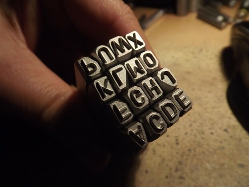 Inch letters set - 7/32,