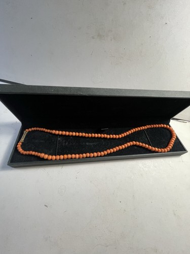 Vintage salmon coral bead - vintage,