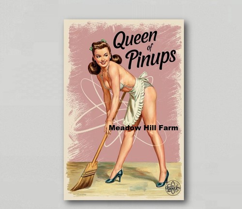 Fridge magnet pin girl - magnet, up