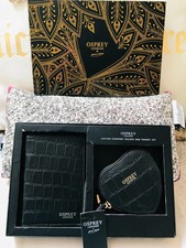 NEW OSPREY BLACK LEATHER HEART