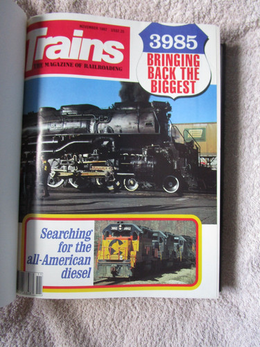 Usa trains magazine bound - magazine,
