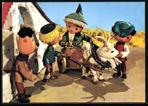 Postcard sandman with - postcard:, farmers
