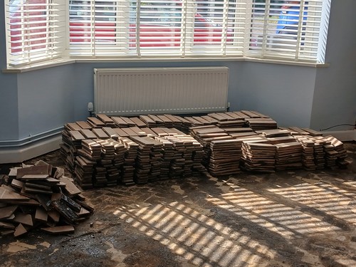Reclaimed parquet flooring - reclaimed,