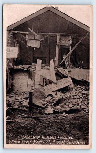 Postcard northwich collapse - postcard,