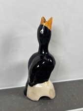 Vintage Ceramic Black Bird Pie