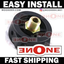 Blk Oil Filter Sandwich Plate Honda Civic Turbo B16 B18