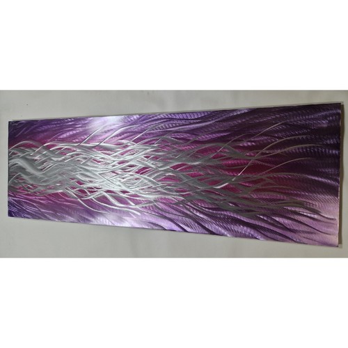Modern abstract metal wall