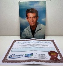 RARE GEORGE NADER ROBOT MONSTER THE FEMALE ANIMAL HAND SIGNED 7X5 COA AFTAL