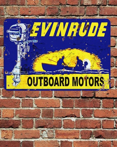 Evinrude outboard motors - motors, sign
