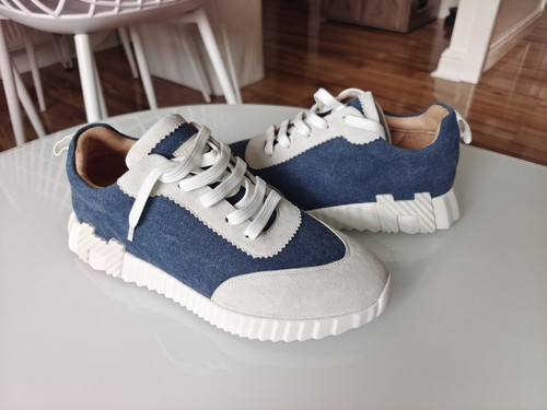 Hermes blue white bouncing low - hermes,