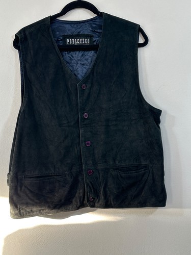 Podleyski vintage suede - vintage, gilet