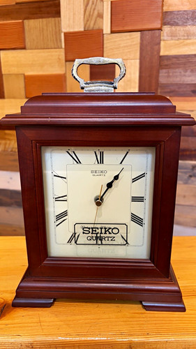 Seiko qxj102b wooden - qxj102b, mantel