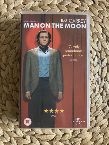 Man the moon vhs video - moon,