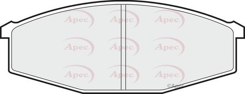 Apec front brake - pad, set