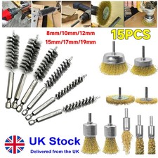 15Pcs Steel Wire Wheel Brush