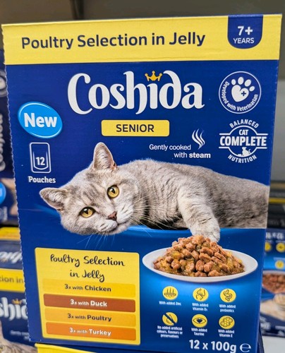 Coshida senior cat food 100 - food, 100%