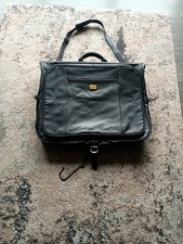 Leather suit carrier travel