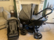 Venicci Tinum Upline 3-in-1 Pram Bundle Misty Rose