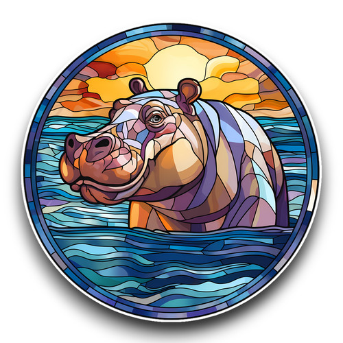Cute hippo animal - hippo,