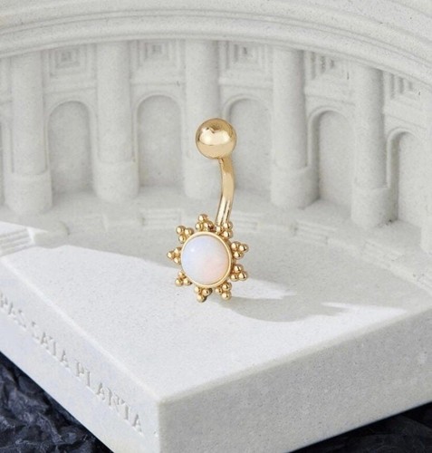 Sun belly bar - belly, ring