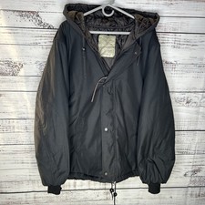 Argentinian Army Falklands War OD Black Dupon Parka  Puffer Coat Military 2XL