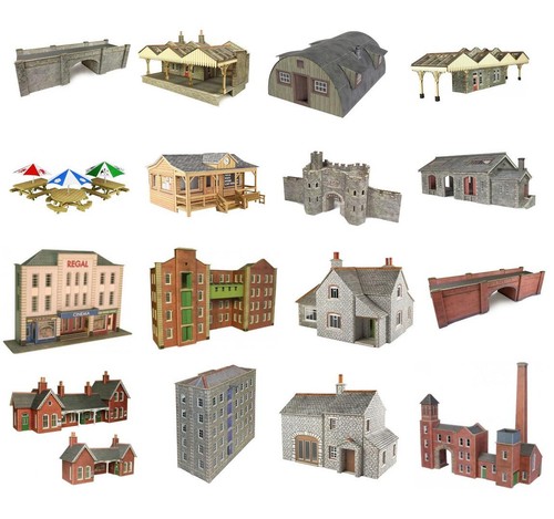 Metcalfe model railway card - railway,