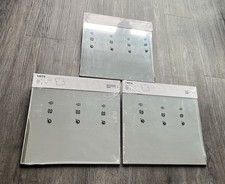 3 Packs of 4 Square Glass IKEA